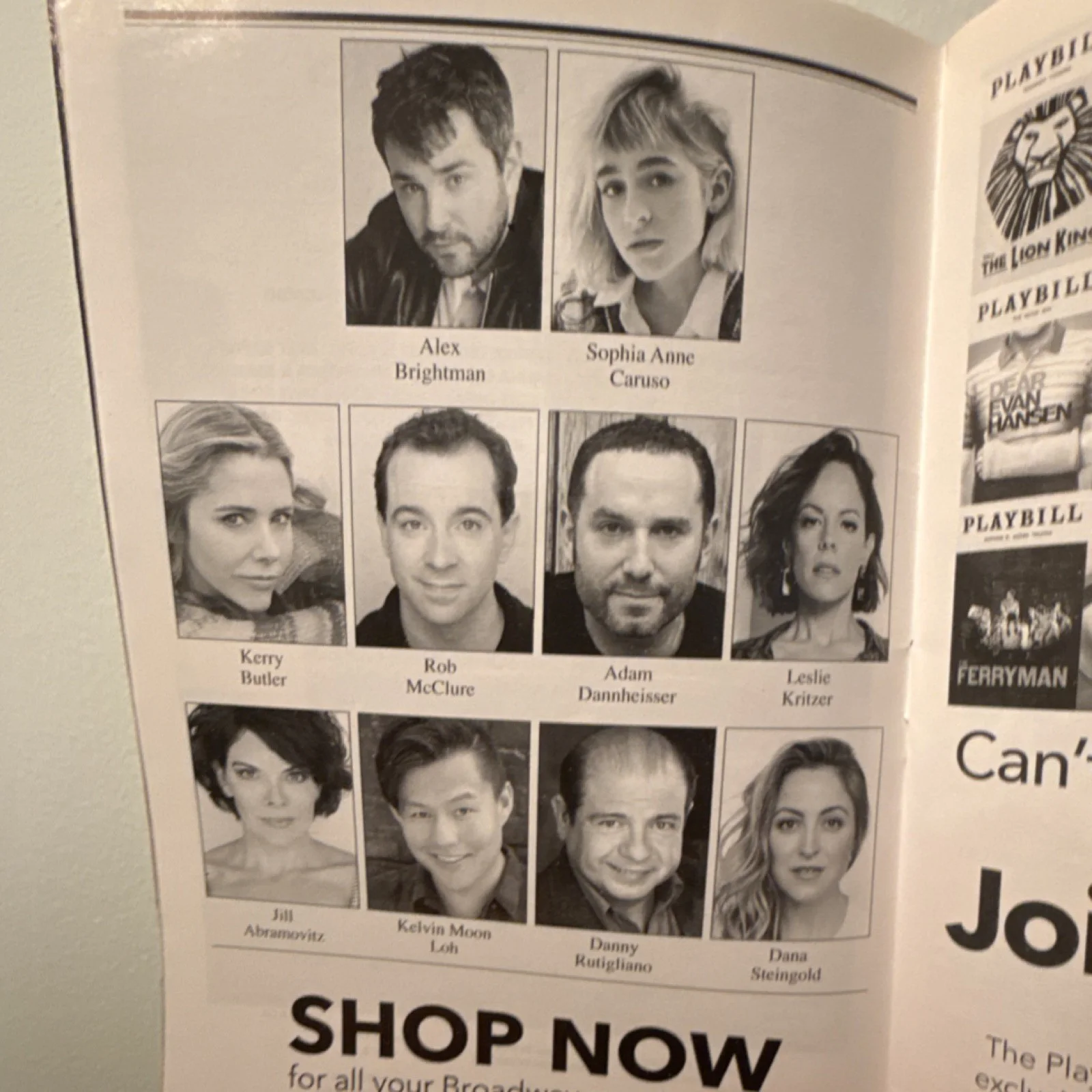 Alex Brightman, Sophia Anne Caruso, Kerry Butler, Rob McClure — Beetlejuice Original Signed Playbill Winter Garden Theatre Broadway Musical, image 5