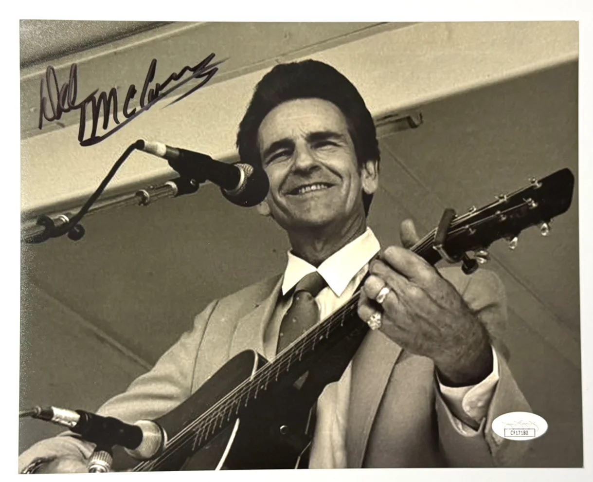 Del McCoury Signed 8x10 Photo Autograph JSA Certified CF17180 Bluegrass Legend, изображение 2