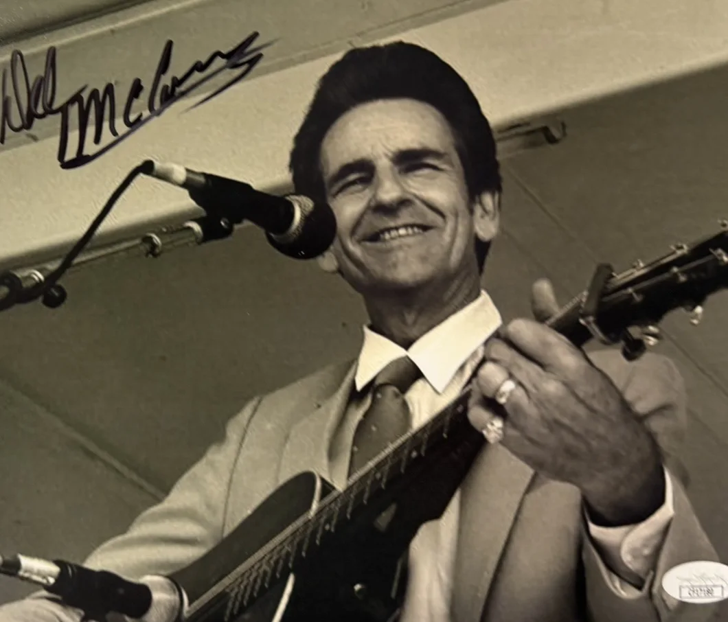 Del McCoury Signed 8x10 Photo Autograph JSA Certified CF17180 Bluegrass Legend, изображение 3