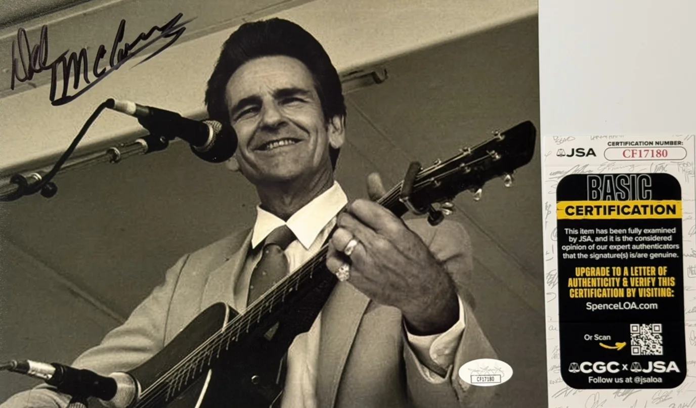 Del McCoury Signed 8x10 Photo Autograph JSA Certified CF17180 Bluegrass Legend, изображение 4