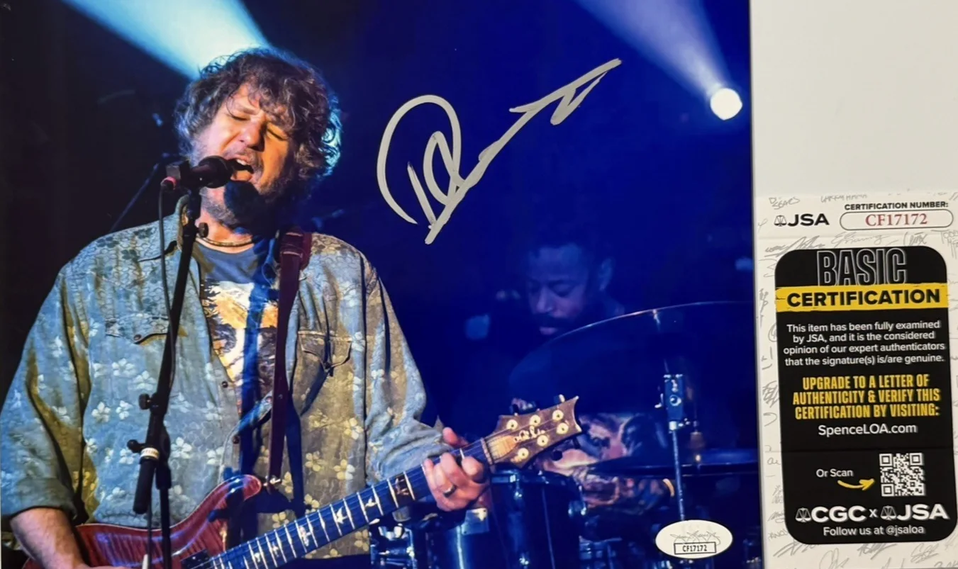 Drew Emmitt Signed 8x10 Photo Auto JSA COA CF17172 Leftover Salmon Mandolin, изображение 4