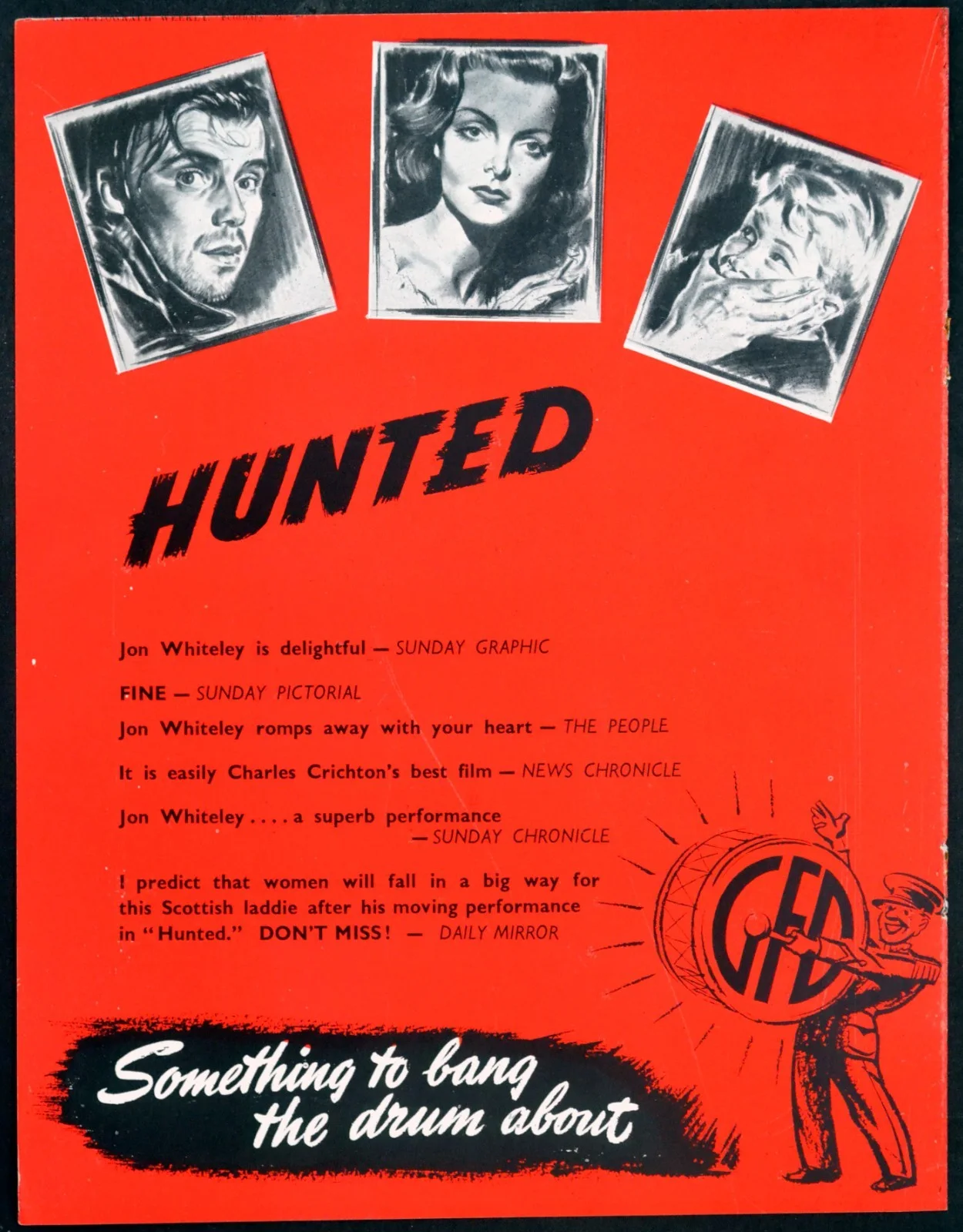 SO LITTLE TIME 1952 Maria Schell, Marius Goring, Lucie Mannheim TRADE ADVERT, image 3