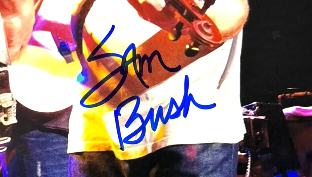 Sam Bush Signed 8x10 Photo Autograph JSA COA CF17174 Bluegrass Mandolin Fiddle, изображение 3