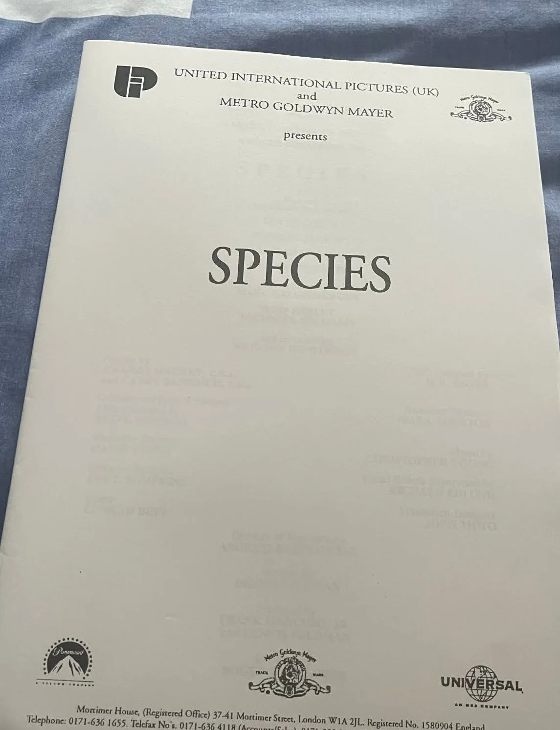 Species - OriginalUK Press Kit, изображение 4
