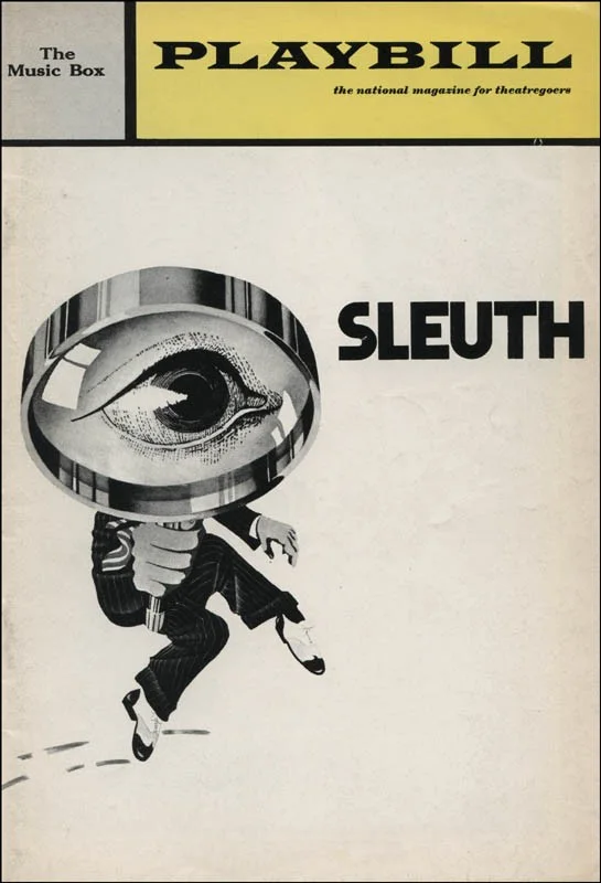 Keith Baxter, Anthony Quayle — SLEUTH PLAY CAST - SHOW BILL SIGNED WITH CO-SIGNERS, image 2