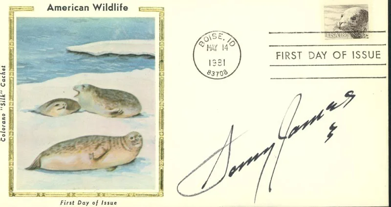 Sonny James — SONNY JAMES - FIRST DAY COVER SIGNED
