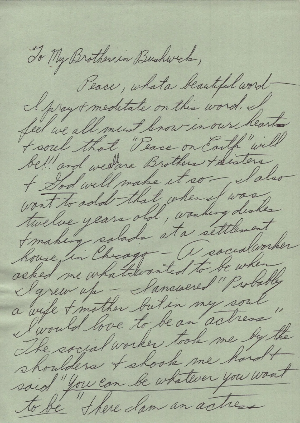 Arlene Golonka — ARLENE GOLONKA - AUTOGRAPH LETTER SIGNED