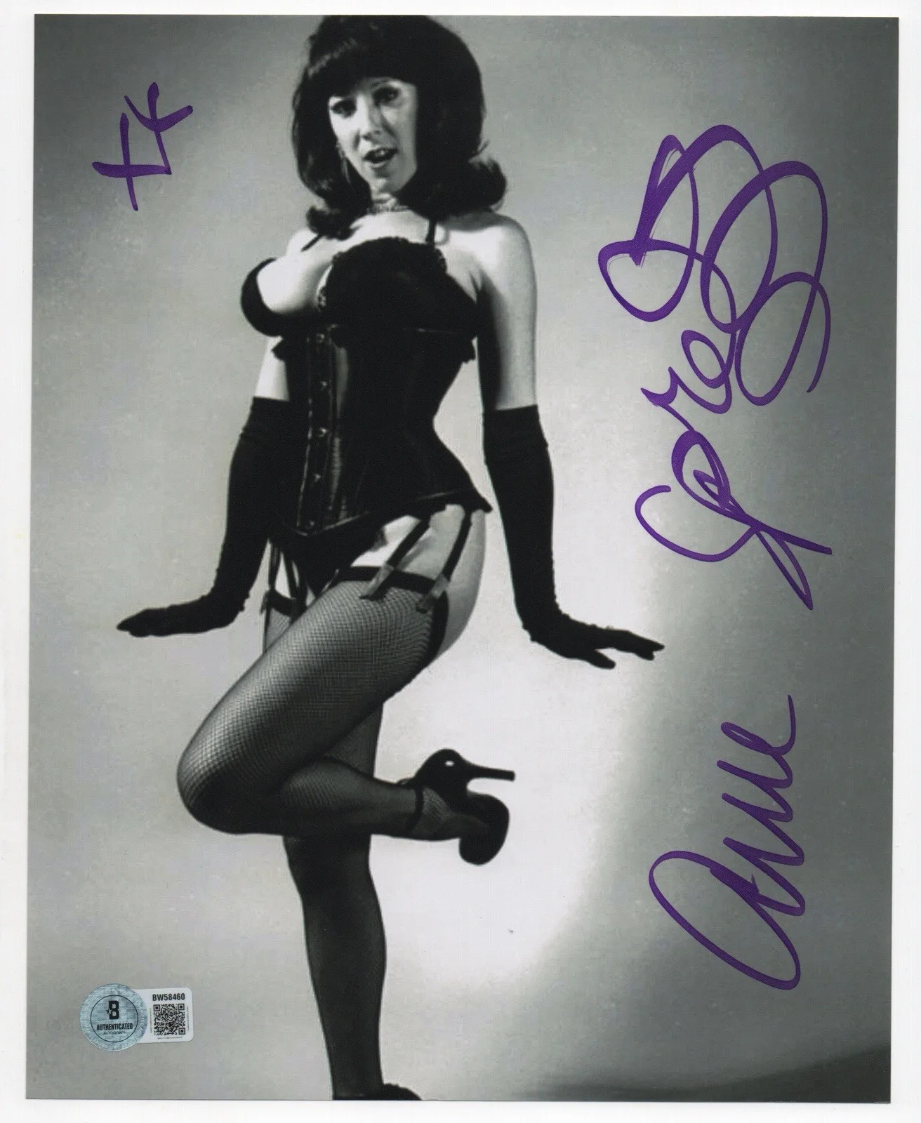 Annie Sprinkle — Annie Sprinkle autographed signed 8x10 photo Beckett BAS COA Sexy Hot Sprinkles