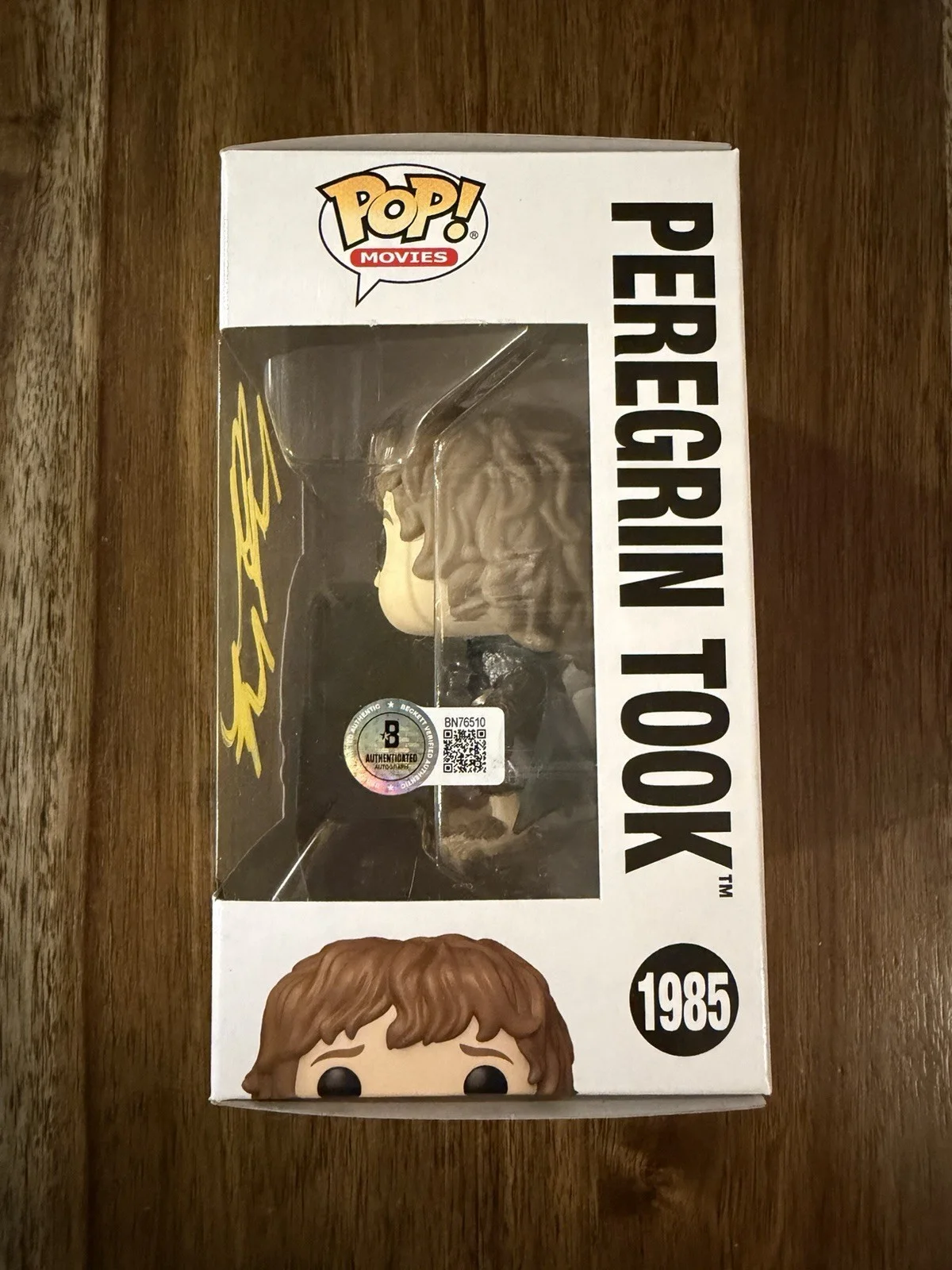 Billy Boyd ‘Lord Of The Rings’ Signed Funko Pop ‘Pippin Took’ Beckett Certified, изображение 2