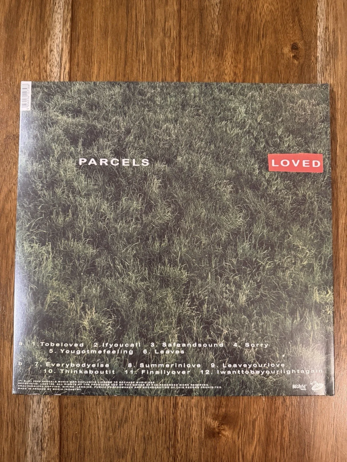 ‘Parcels’ Full Band Signed Vinyl Album ‘Loved’ Pat Hetherington +4, изображение 2