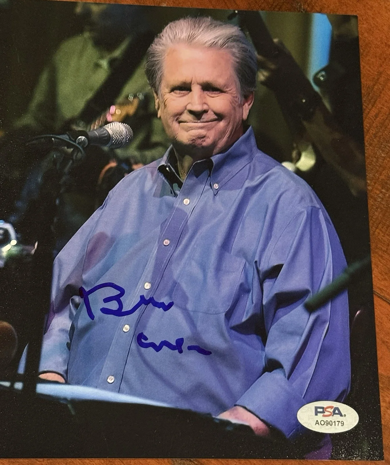 Brian Wilson Signed 8x10 Photograph The Beach Boys PSA Authentic Autograph, image 2