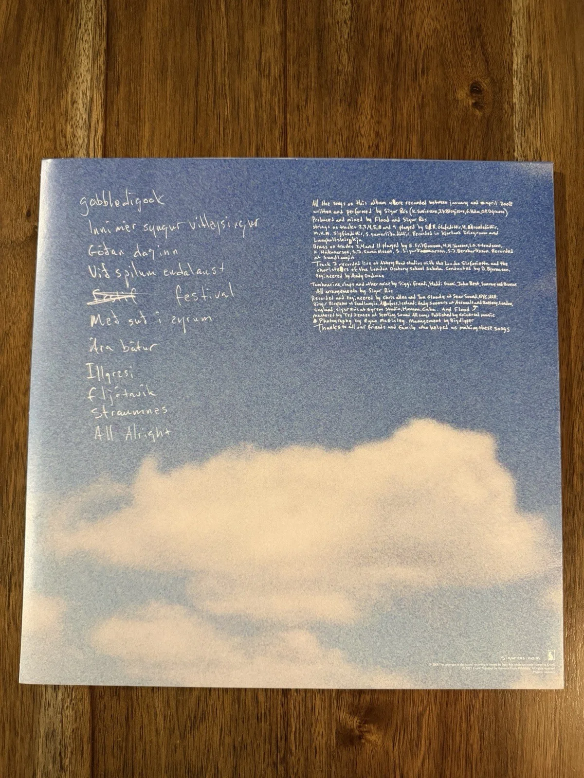 ‘Sigur Ros’ Band Signed Vinyl Album Record ‘Jonsi, Kjartan & Georg’, изображение 2
