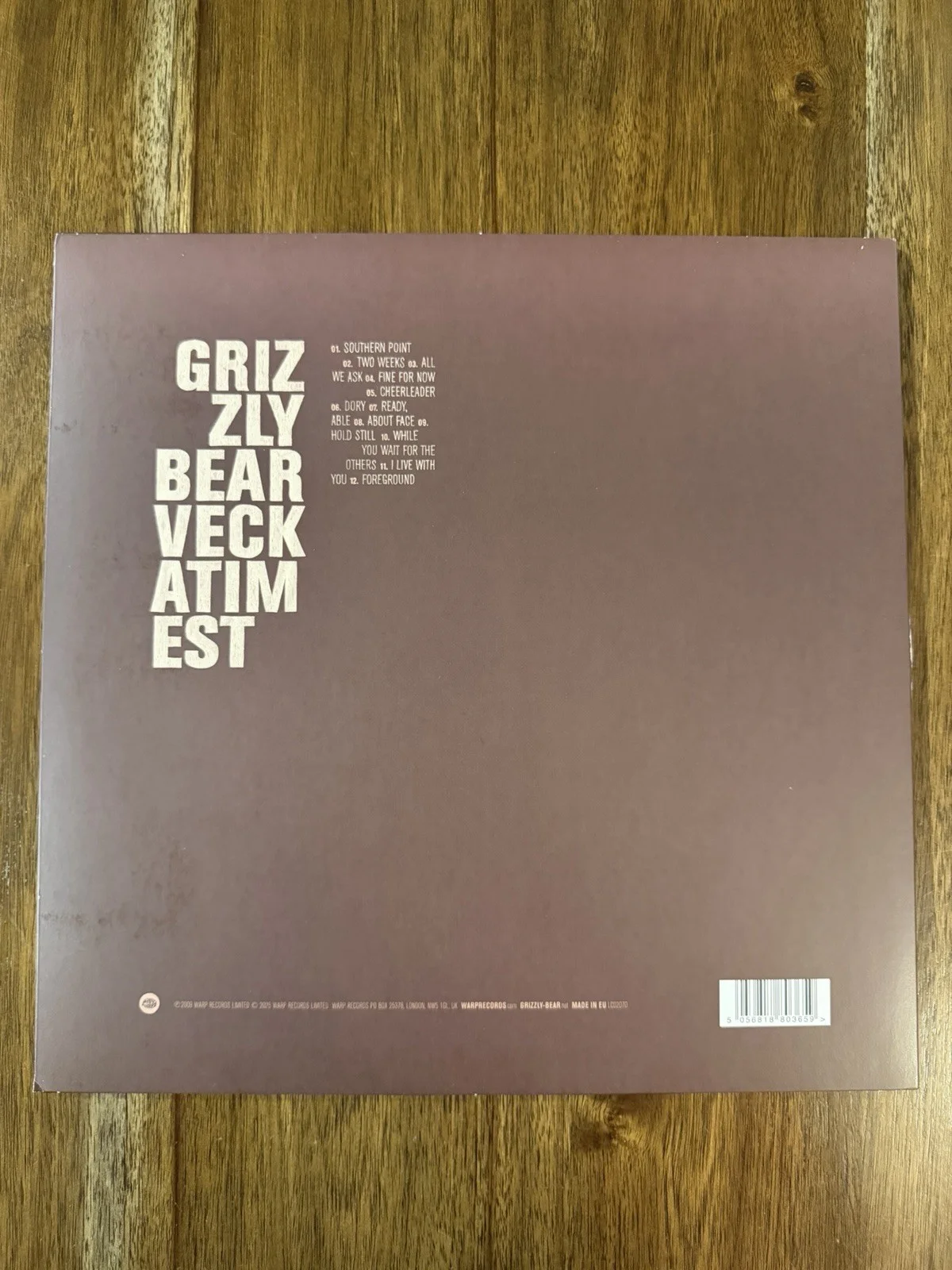 ‘Grizzly Bear’ Rock Band Signed ‘Veckatimest’ Vinyl Album ‘Ed Droste’ +2, изображение 4