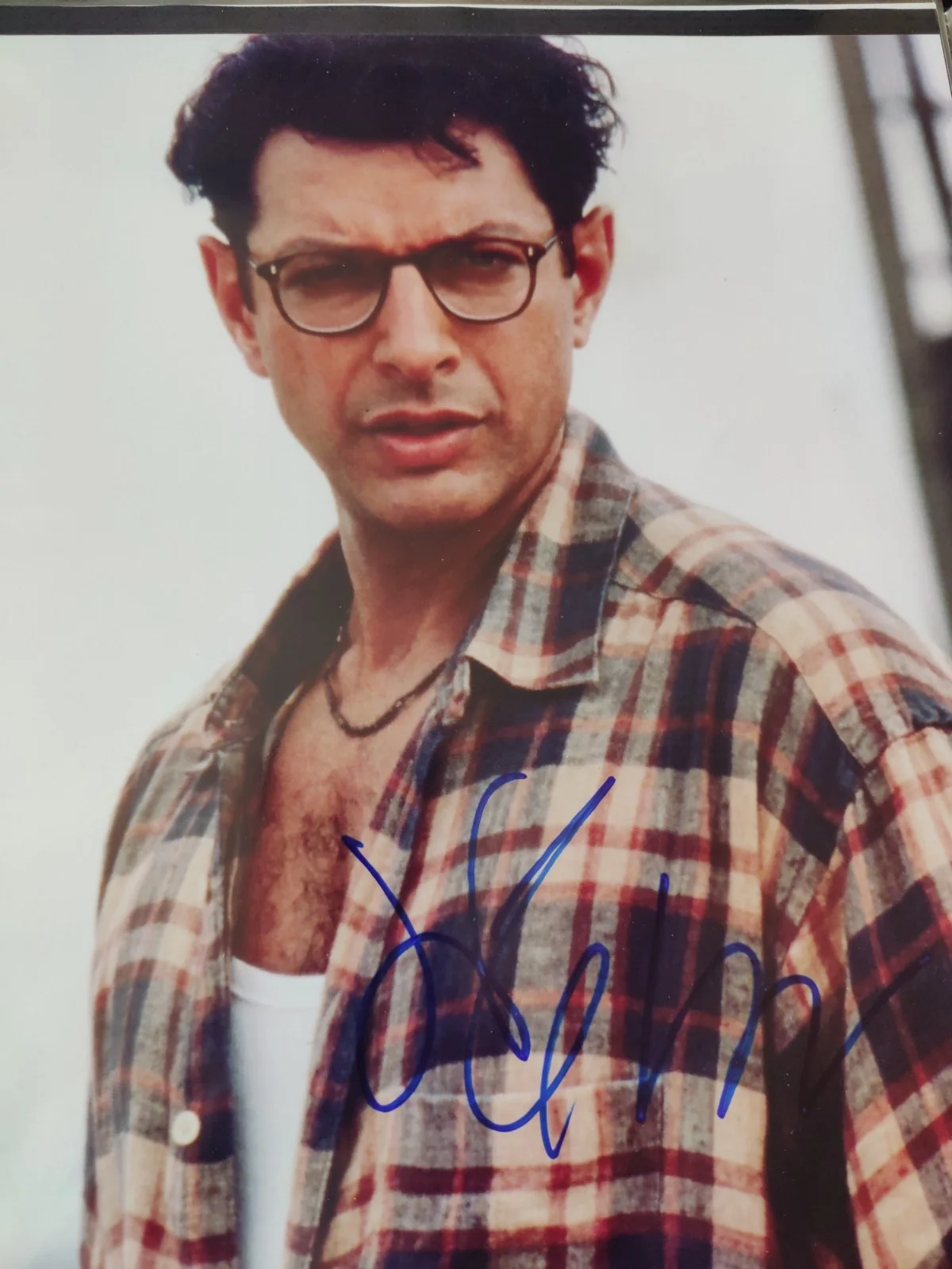 Jeff Goldblum — Jeff Goldblum Actor And Musician Autographed New 11x14 Independence Day Photo