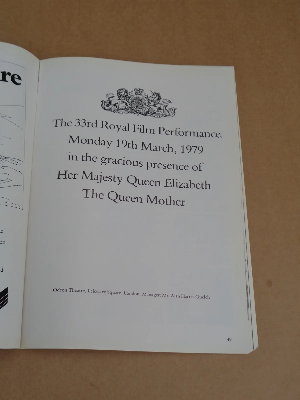 Jane Fonda/Michael Caine - California Suite 1979 Royal Film Performance Brochure, изображение 2