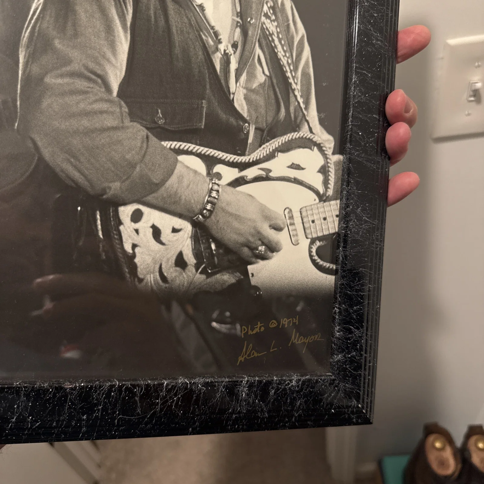 Waylon Jennings and Willie Nelson - Alan L. Mayor Signed Photo, image 3