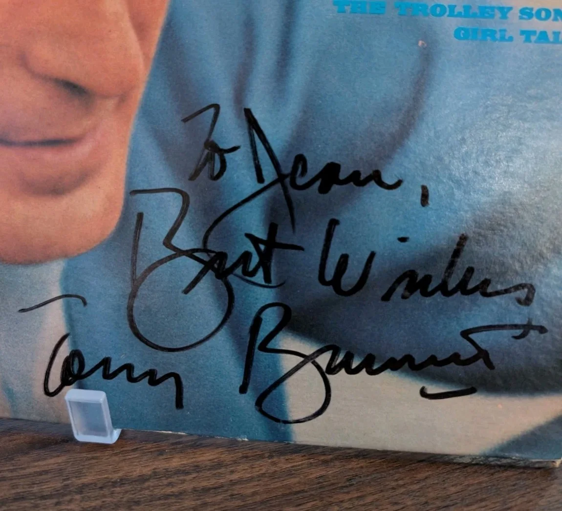 Autographed Tony Bennett The Movie Song Album Vinyl, изображение 3