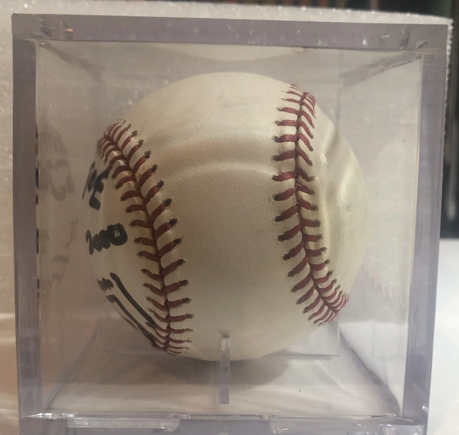 Ace Frehely Autographed Rawlings 1994 World Series Baseball Kiss, изображение 2