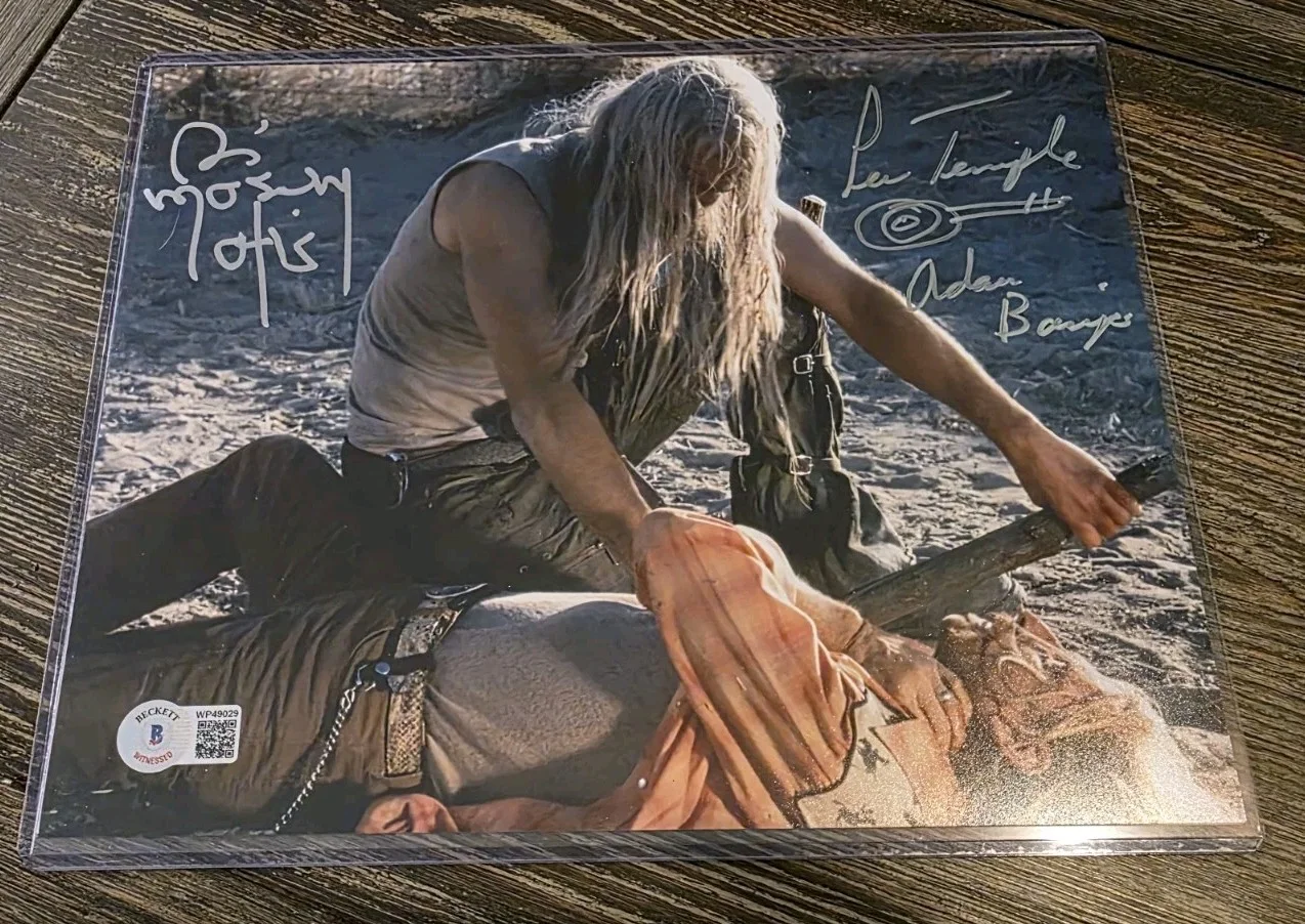 Bill Moseley & Lew Temple — BILL MOSELEY & LEW TEMPLE SIGNED 8x10 PHOTO! THE DEVIL'S REJECTS! BECKETT!