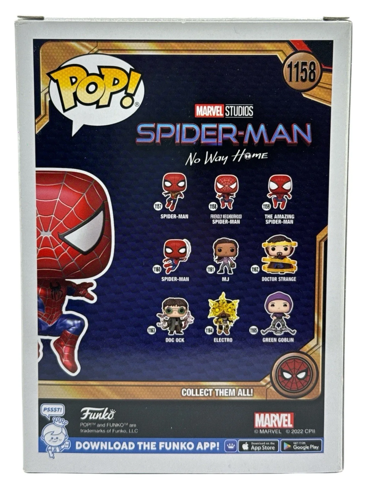 Tobey Maguire — Tobey Maguire Signed No Way Home Friendly Neighborhood Spider-Man Funko Pop BAS, изображение 2