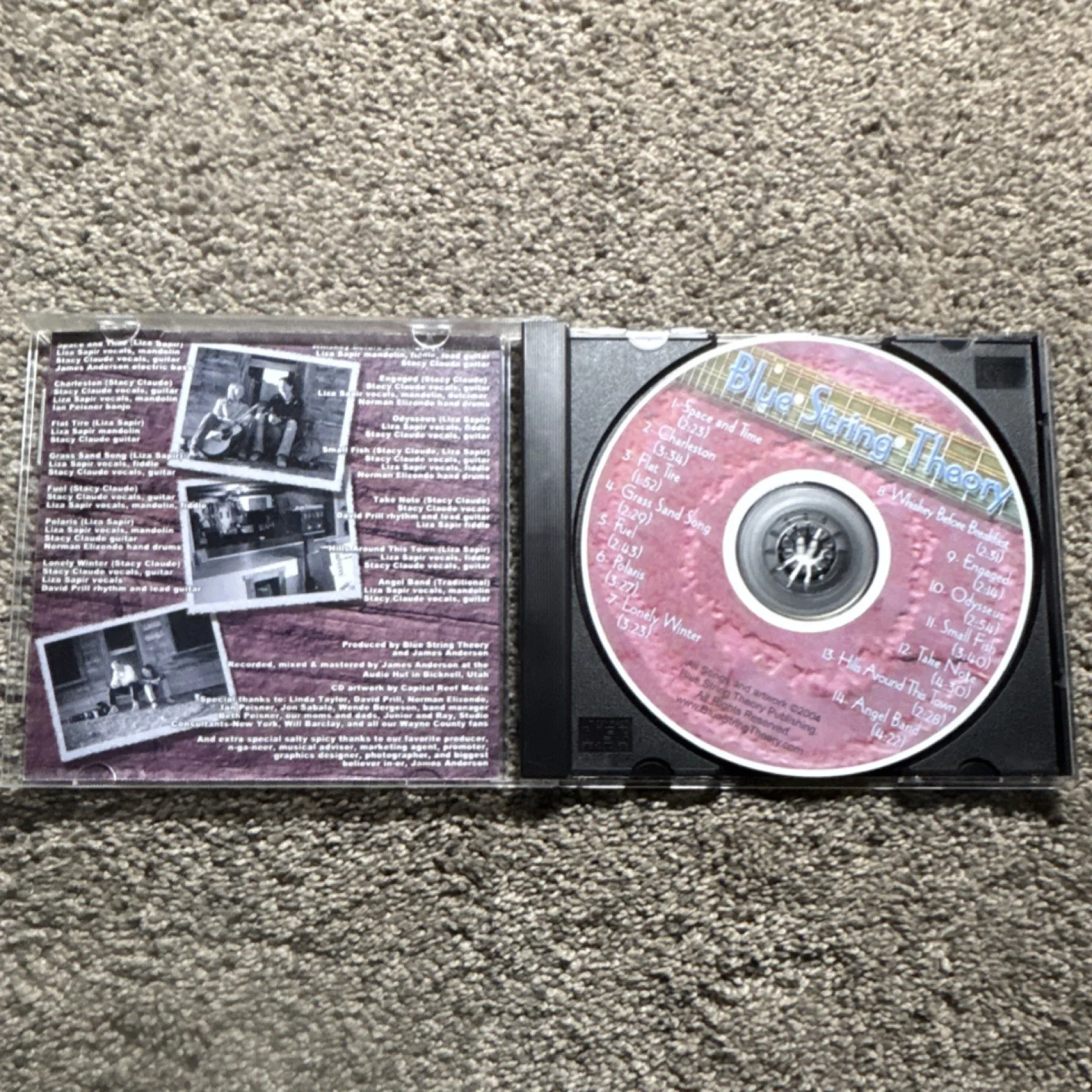 Blue String Theory On Space and Time Autographed CD & Booklet, image 3