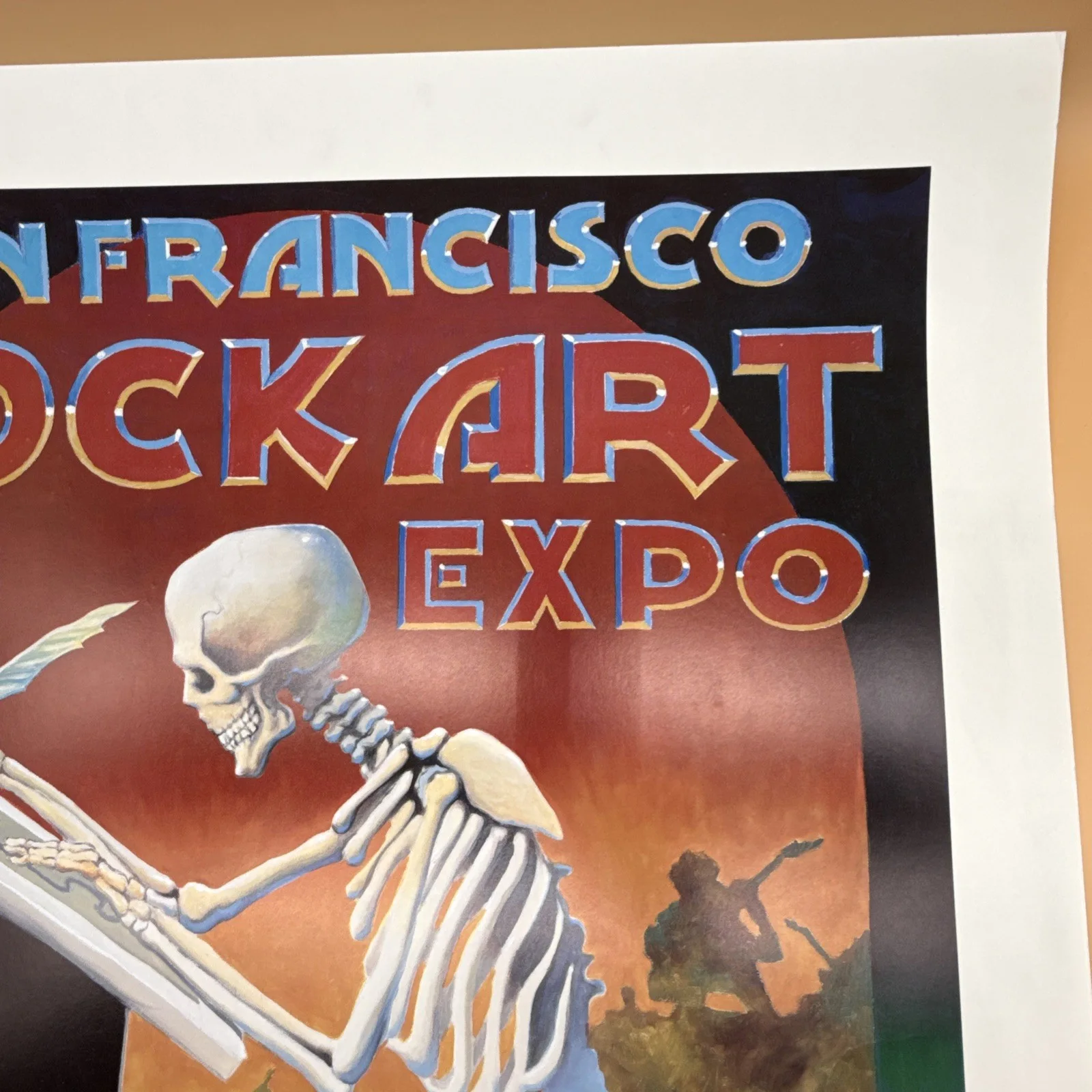 Wes Wilson 26x34 San Francisco Rock Art Expo 1994 SIGNED STANLEY MOUSE READ, image 5
