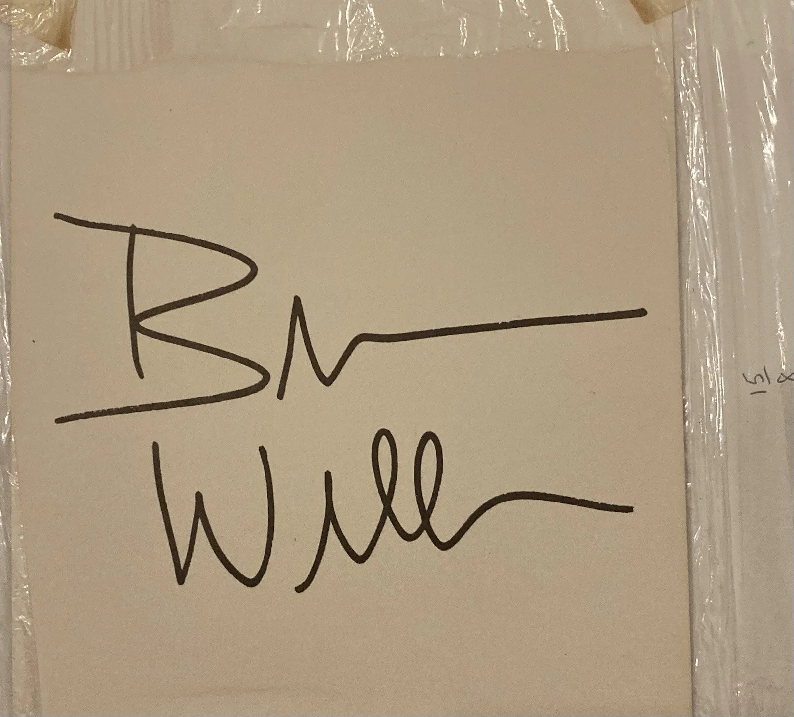 Bruce Willis — Bruce Willis Signed 5x7 Color Photo Matted Die Hard Sixth Sense Red, image 4