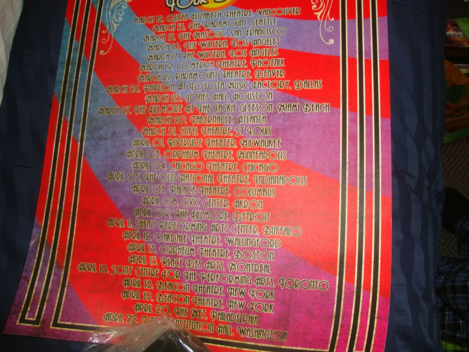 Pink Floyd Nick Mason poster Signed, image 4