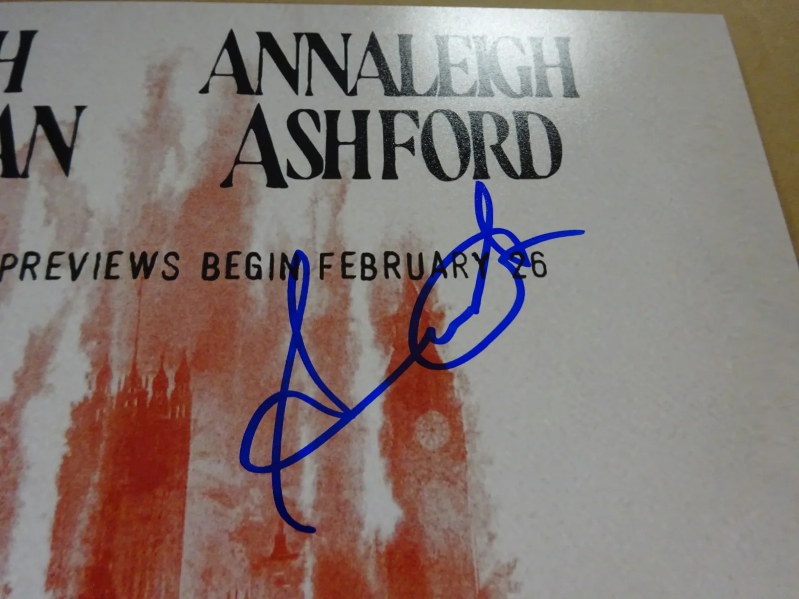 Josh Groban, Annaleigh Ashford — Sweeney Todd 11"x17" Photo Signed By Josh Groban & Annaleigh Ashford BAS COA, изображение 4
