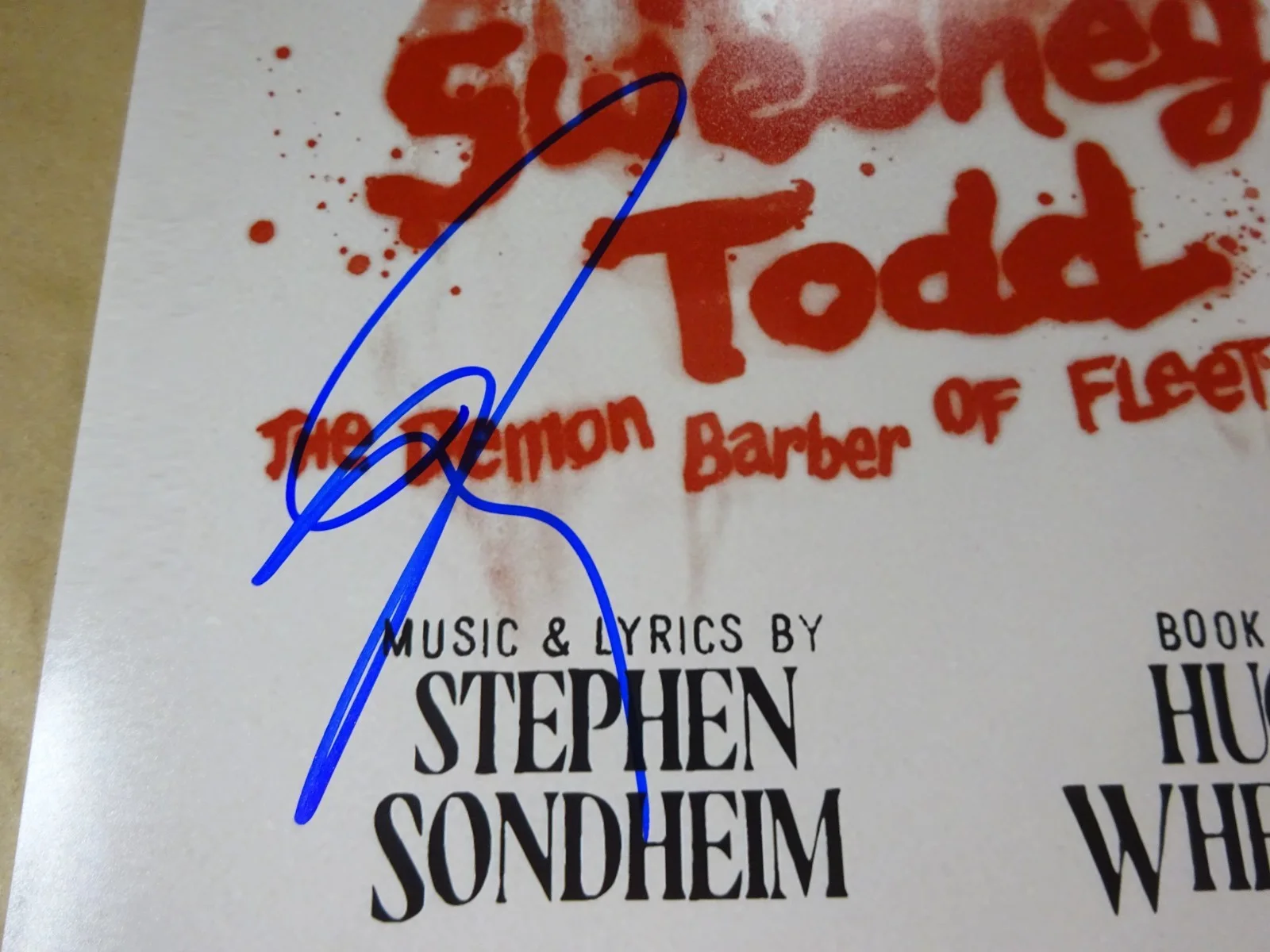Josh Groban, Annaleigh Ashford — Sweeney Todd 11"x17" Photo Signed By Josh Groban & Annaleigh Ashford BAS COA, изображение 5