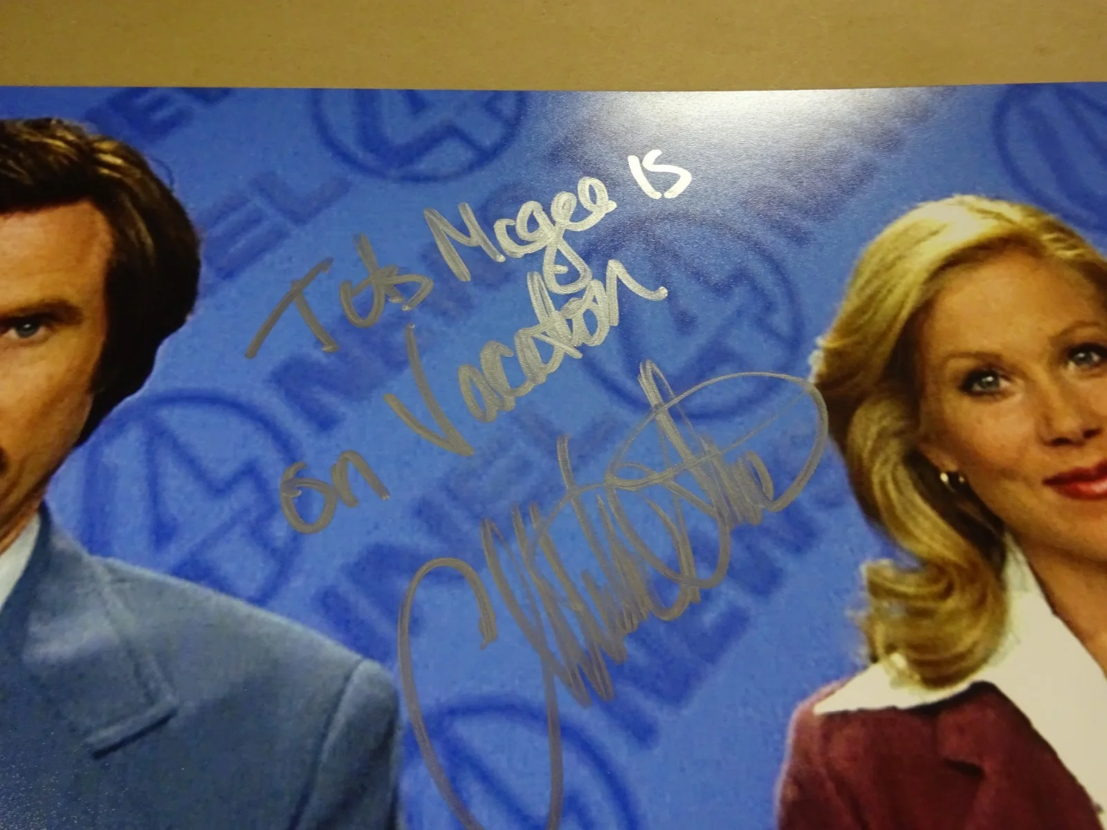 Christina Applegate — Signed Christina Applegate Autographed 11"x17" Anchorman Photo BAS COA, image 4