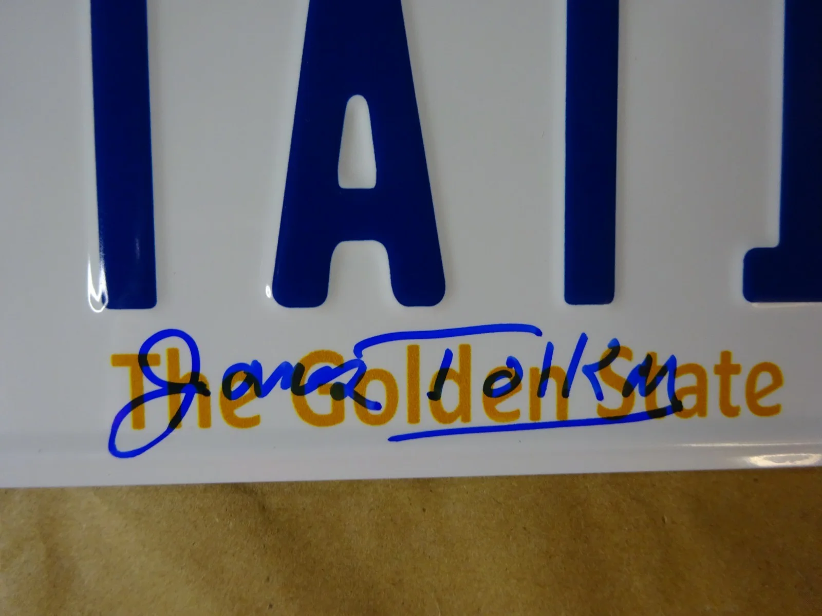 James Tolkan — Signed James Tolkan Autographed Back To The Future License Plate Beckett BAS COA, изображение 4