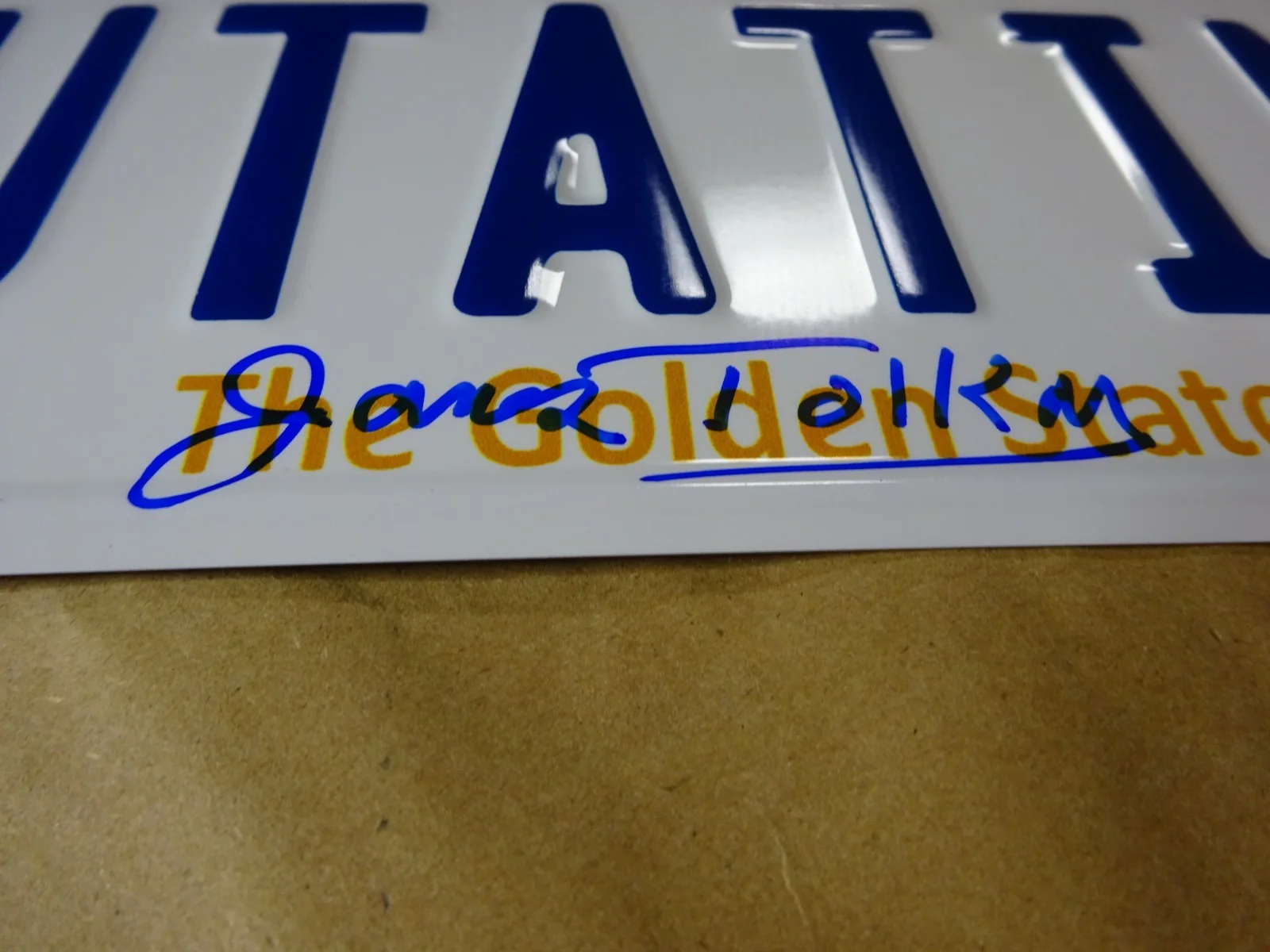 James Tolkan — Signed James Tolkan Autographed Back To The Future License Plate Beckett BAS COA, изображение 5