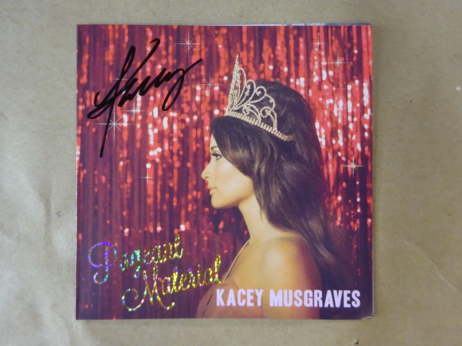 Autographed Kacey Musgraves Signed Pageant Material Booklet & CD JSA COA, image 3