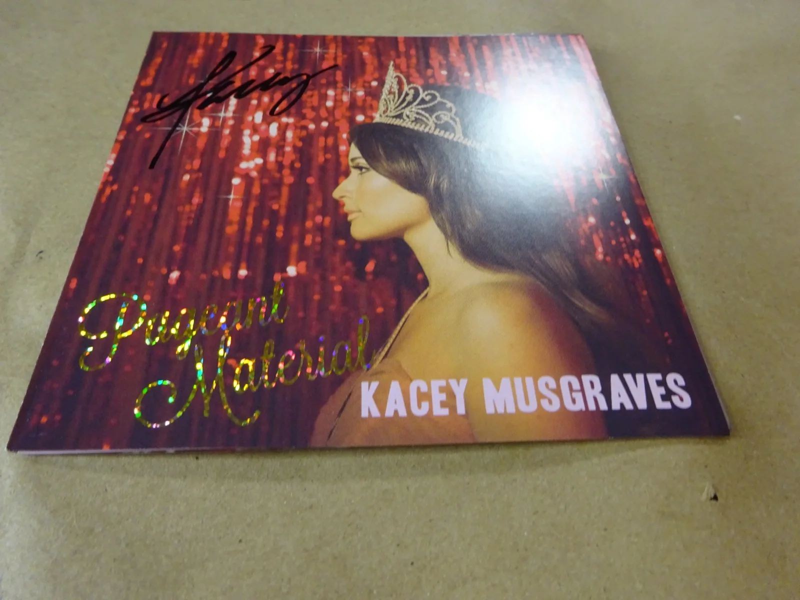 Autographed Kacey Musgraves Signed Pageant Material Booklet & CD JSA COA, image 4
