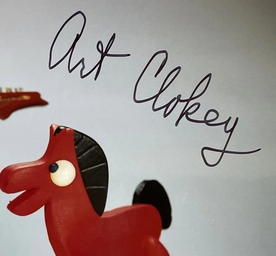 Art Clokey — Art Clokey (1921-2010) - Animator, voice - GUMBY & POKEY - Autographed Photo, изображение 2