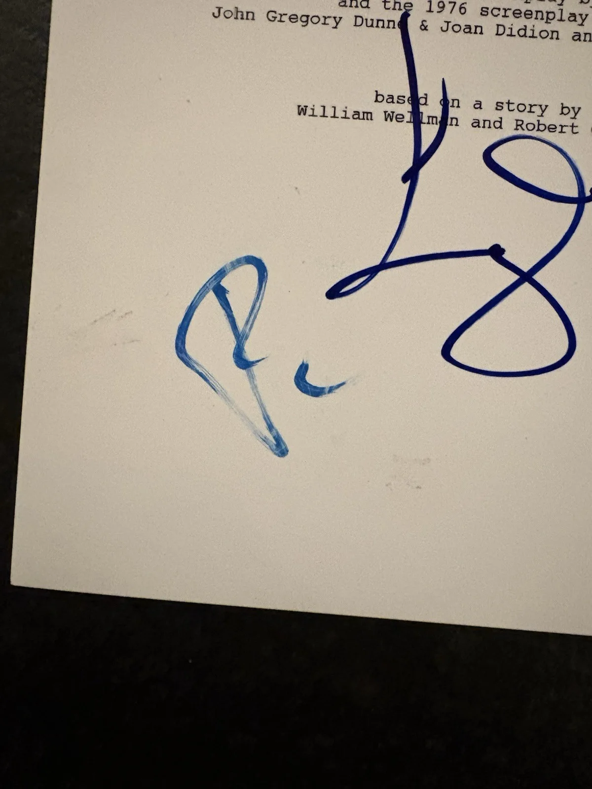 LADY GAGA AND BRADLEY COOPER SIGNED AUTOGRAPH SCRIPT COVER BECKETT COA BAS, image 2