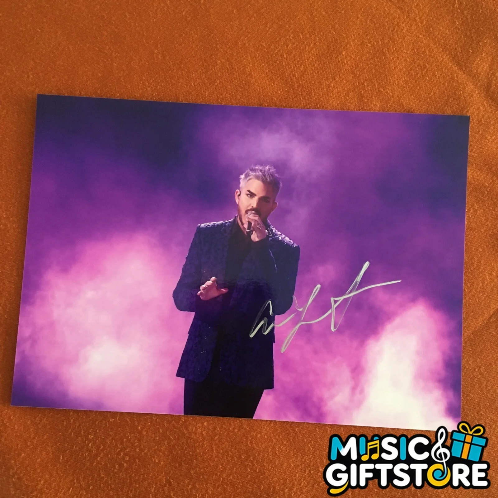 Singer 2024 Adam Lambert Autographed Signed Photo Music Show Collectibles A #MUG, изображение 3