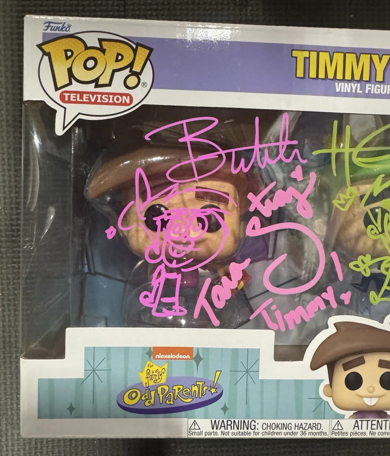 Butch Hartman, Tara Strong, Daran Norris, Susan Blameslee — Signed Sketched Hartman Strong Norris Blakeslee Fairly Oddparents Funko Pop JSA, изображение 4