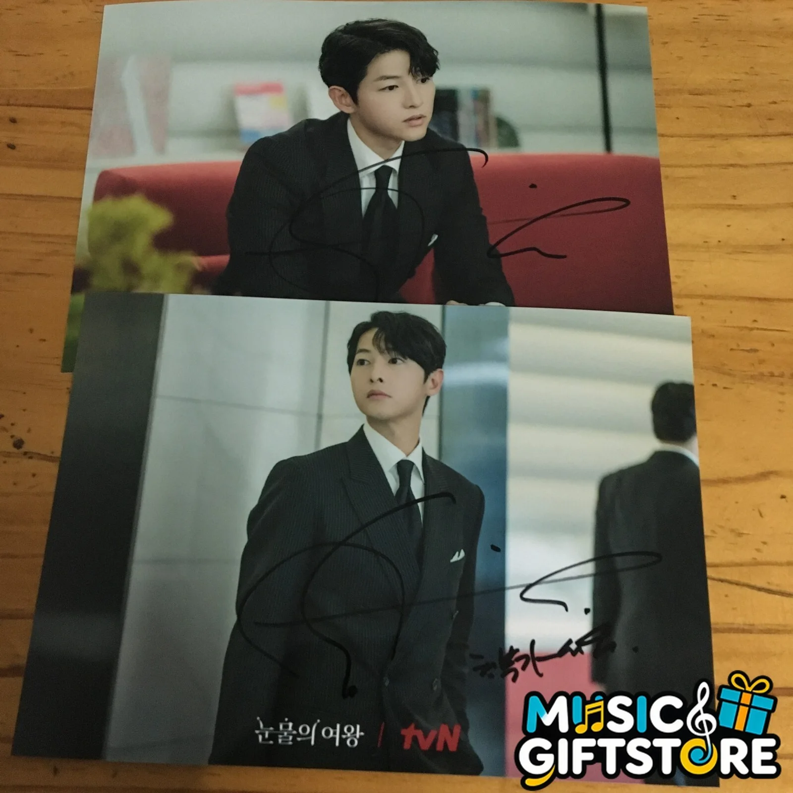 Queen of Tears Photo Autographed by Song Joong Ki K-POP Limited 4*6 2024 #MUGS, изображение 2