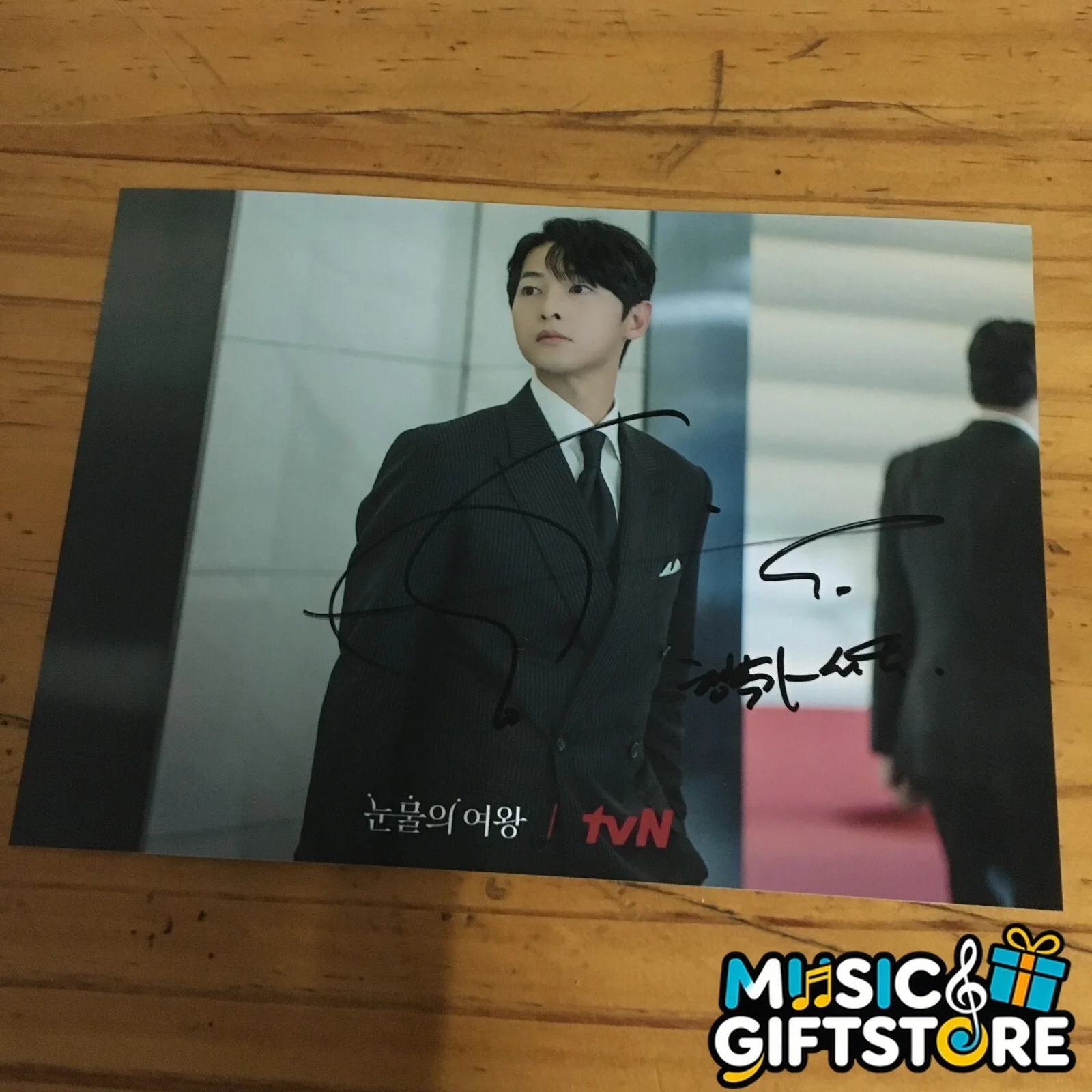 Queen of Tears Photo Autographed by Song Joong Ki K-POP Limited 4*6 2024 #MUGS, изображение 3