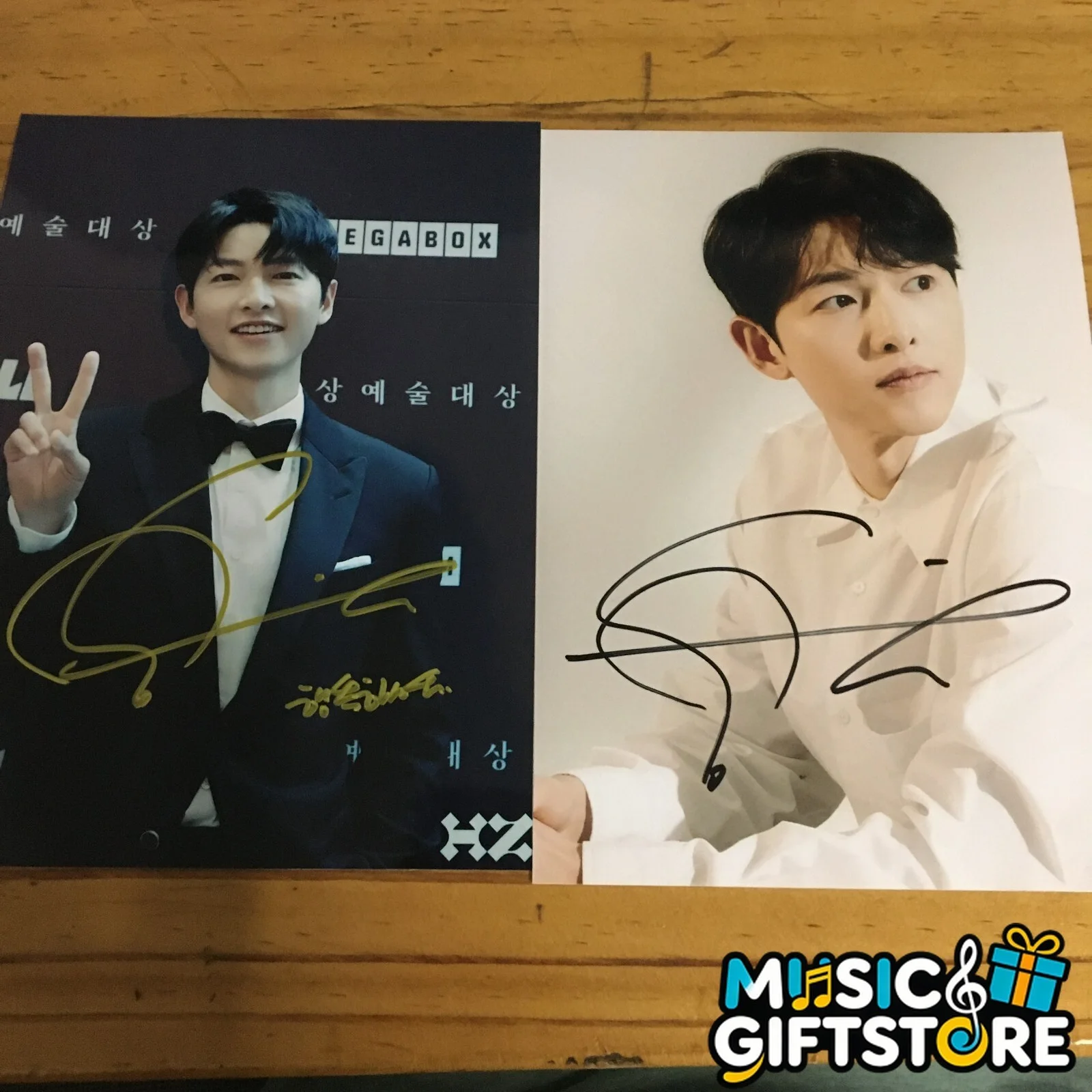 Song Joong Ki Photo Autographed Signed K-POP Collection Limited 4*6 2024A #MUGS, изображение 2