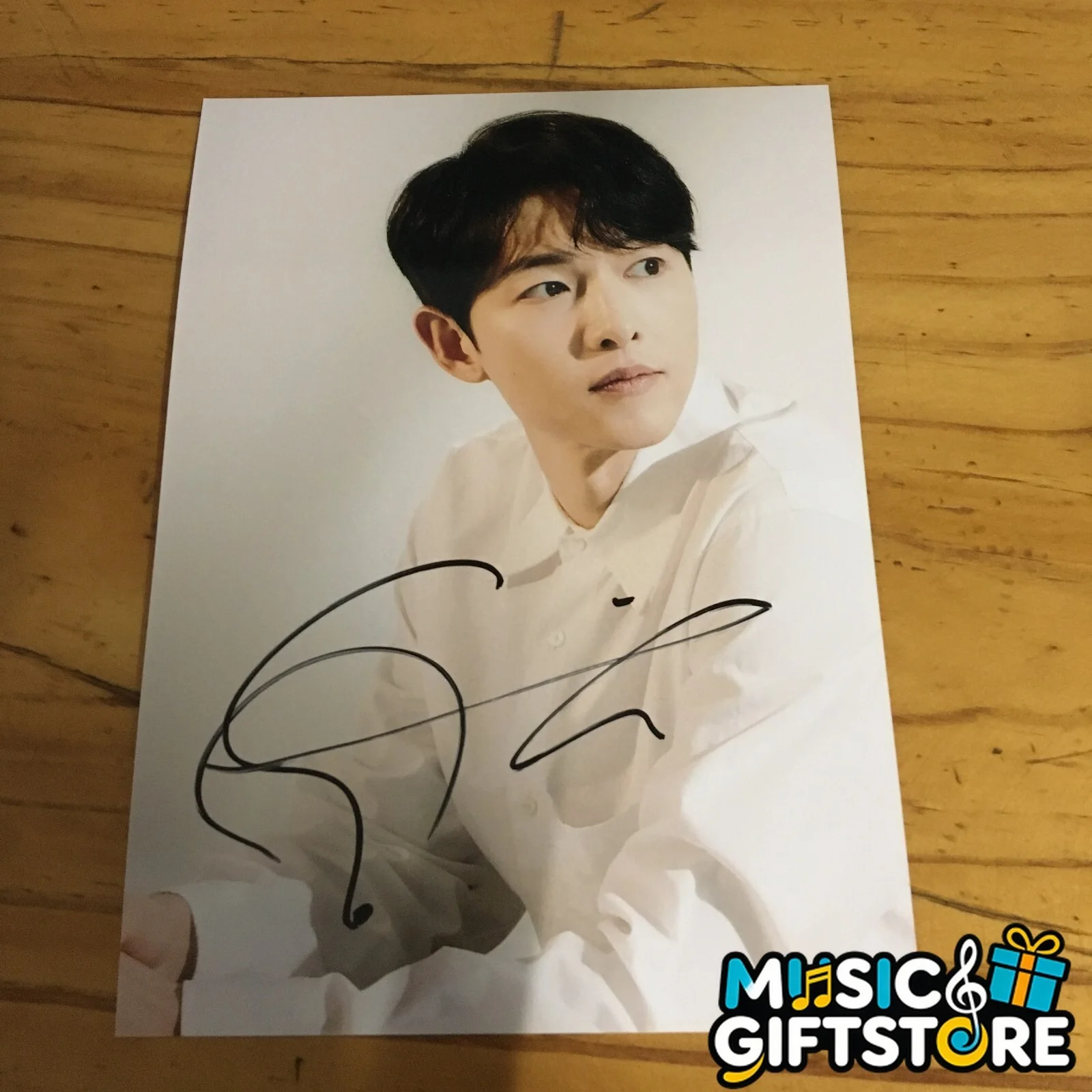Song Joong Ki Photo Autographed Signed K-POP Collection Limited 4*6 2024A #MUGS, изображение 3