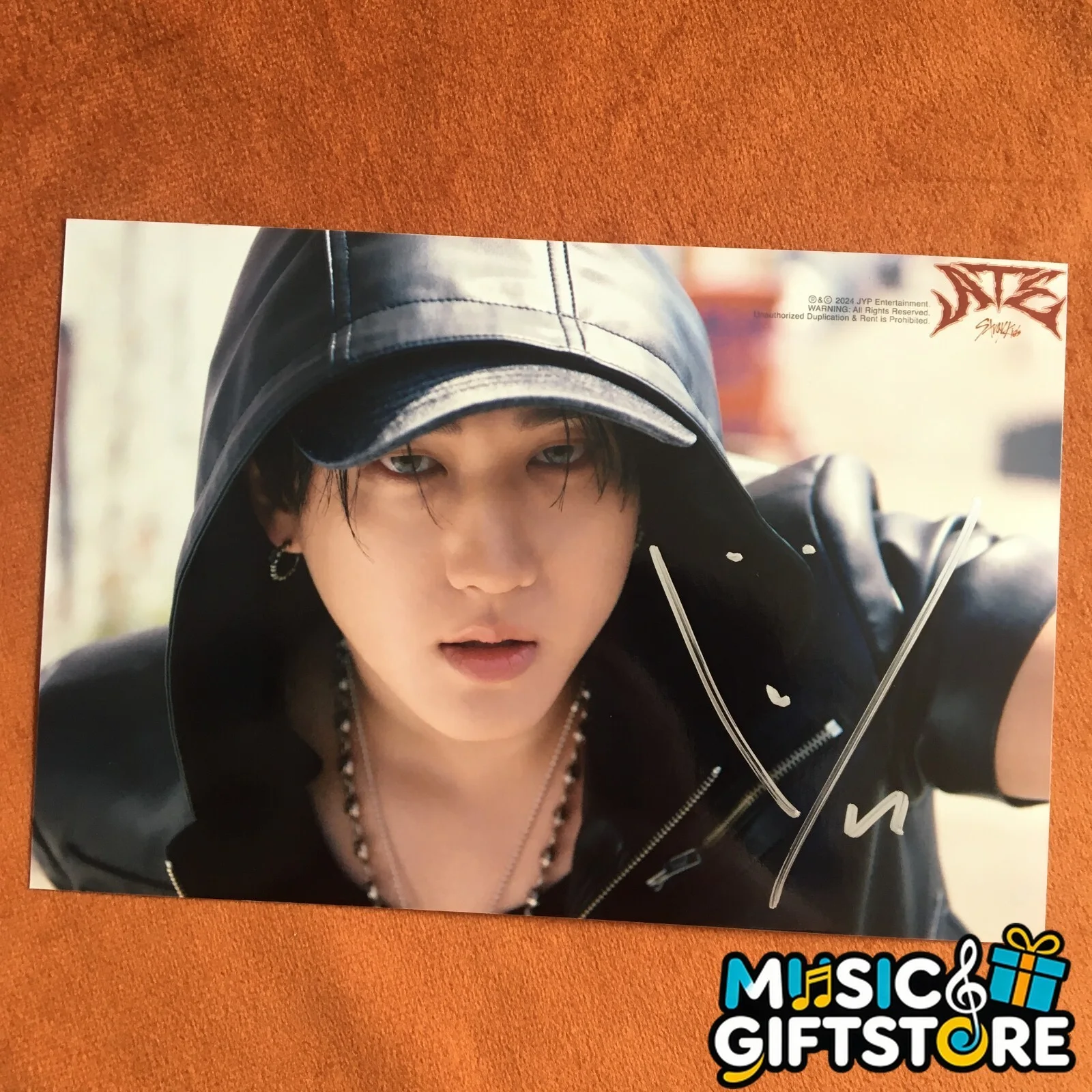 Stray Kids SKZ Chang-Bin Photo ATE Autographed Signed K-POP Collection 2024 #MUG, изображение 5