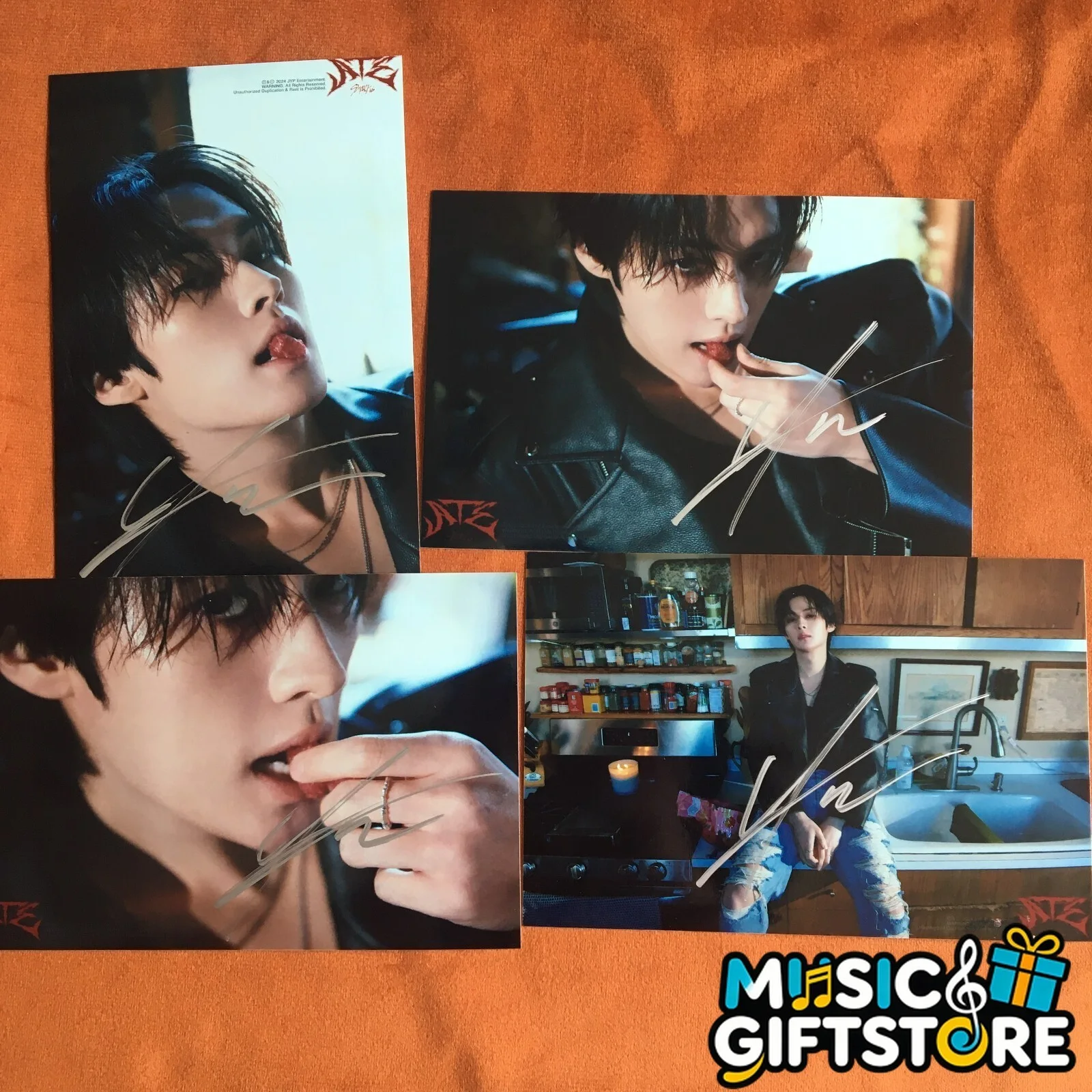 Stray Kids SKZ LEE KNOW Photo ATE Autographed Signed K-POP Collection 2024 #MUGS, image 2