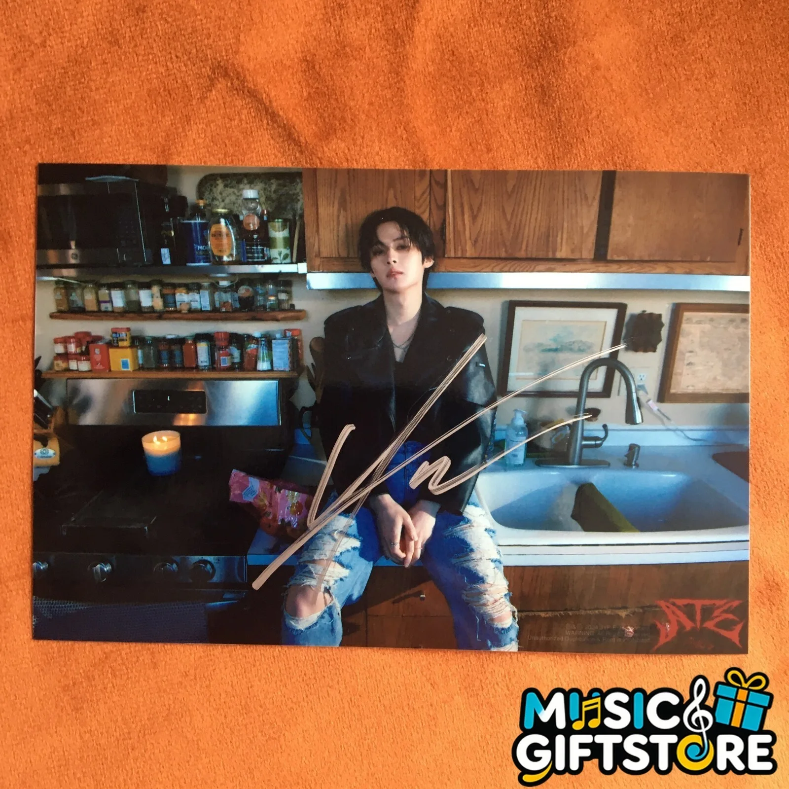 Stray Kids SKZ LEE KNOW Photo ATE Autographed Signed K-POP Collection 2024 #MUGS, image 4