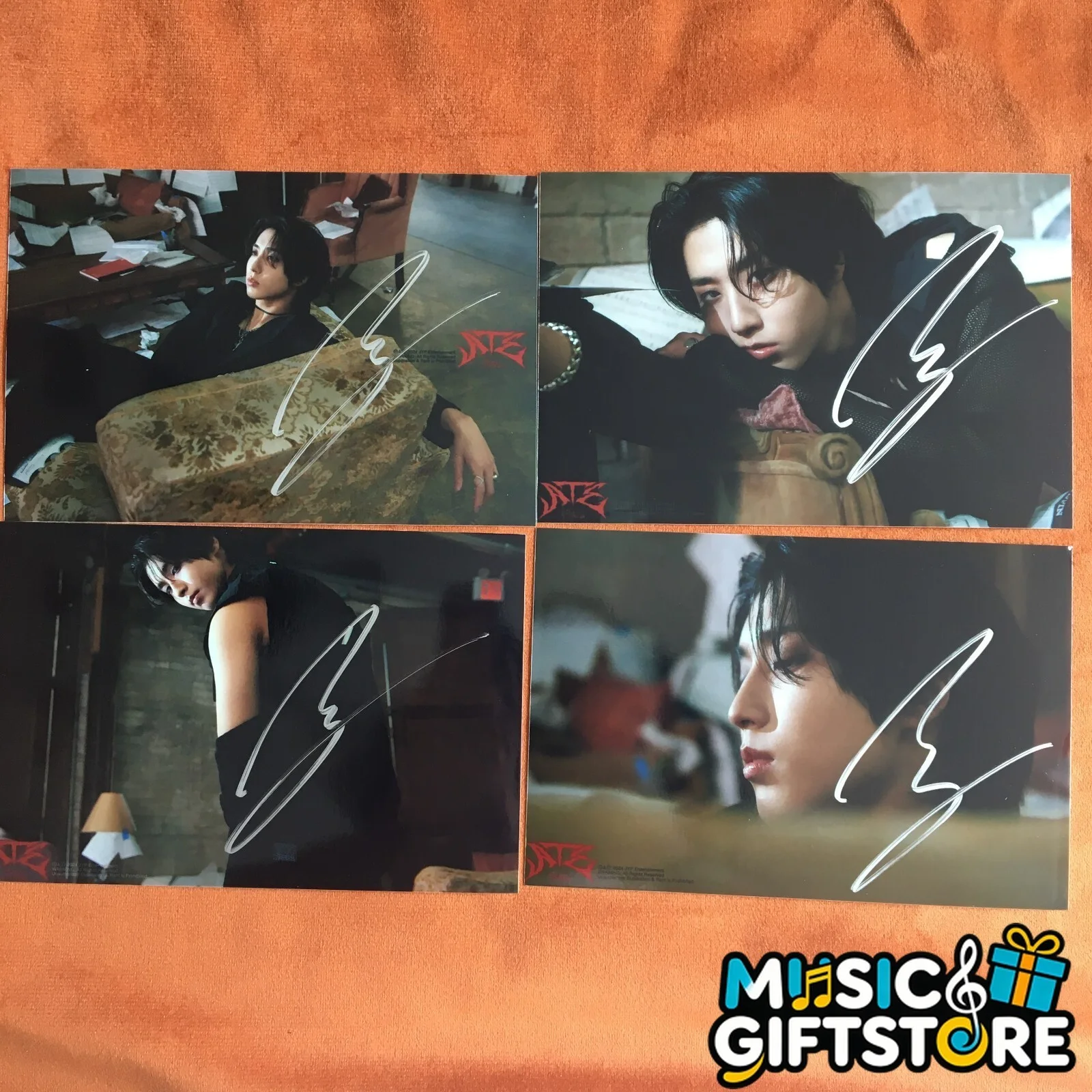 Stray Kids SKZ HAN Photo ATE Autographed Signed K-POP Collection 4*6 2024 #MUGS, image 2