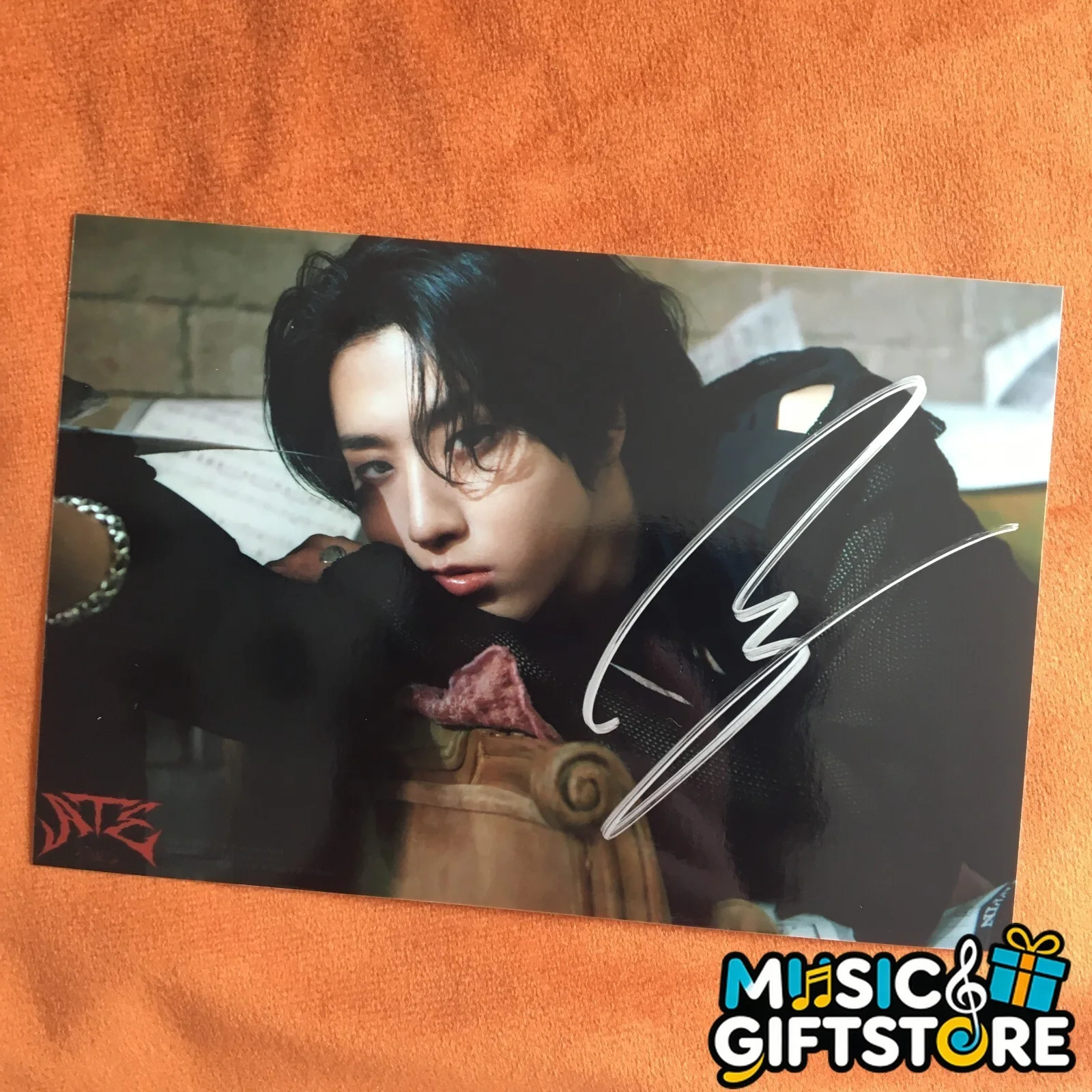 Stray Kids SKZ HAN Photo ATE Autographed Signed K-POP Collection 4*6 2024 #MUGS, image 3