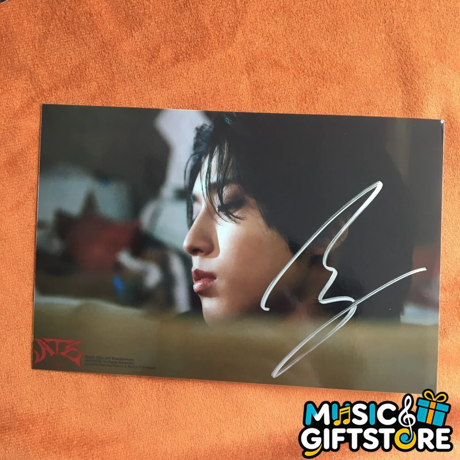 Stray Kids SKZ HAN Photo ATE Autographed Signed K-POP Collection 4*6 2024 #MUGS, image 4