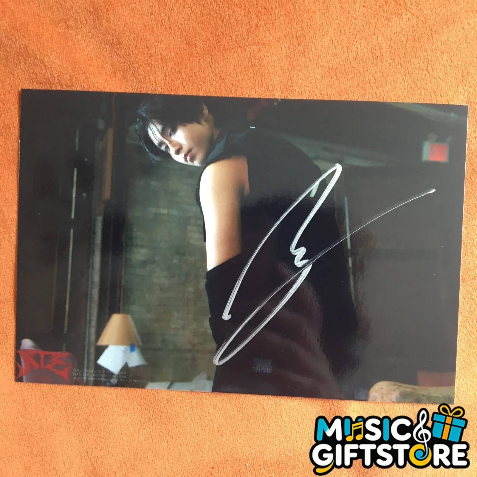 Stray Kids SKZ HAN Photo ATE Autographed Signed K-POP Collection 4*6 2024 #MUGS, image 5